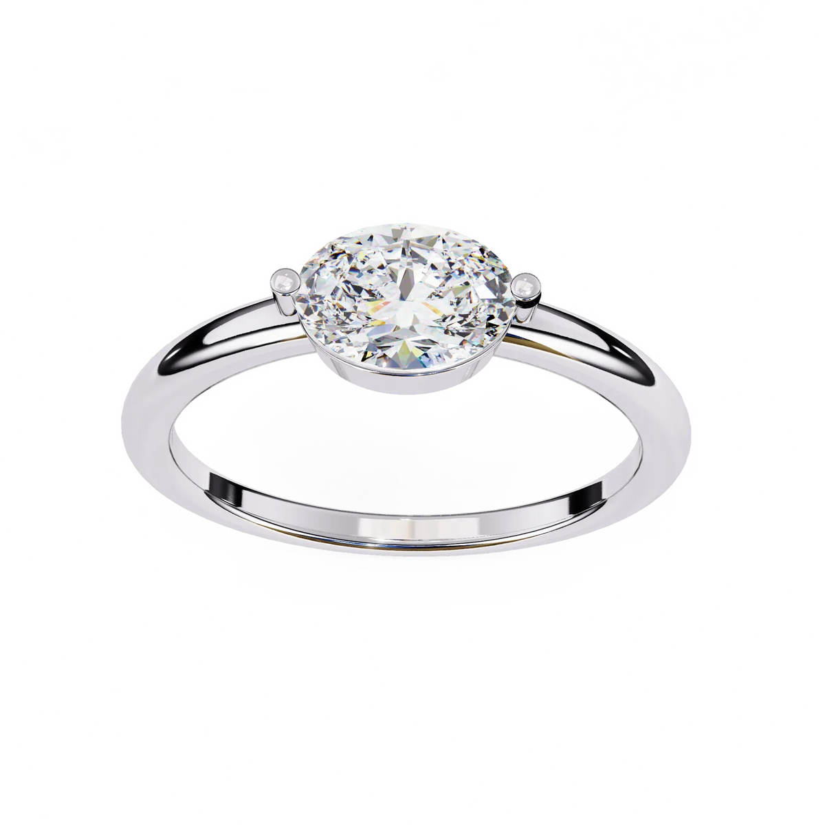 Pure Grace Oval Lab Grown Diamond Ring - Ophiratbf