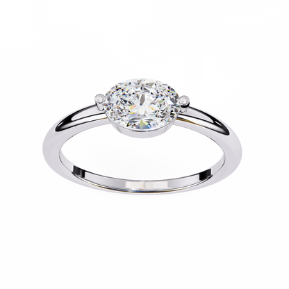 Pure Grace Oval Lab Grown Diamond Ring