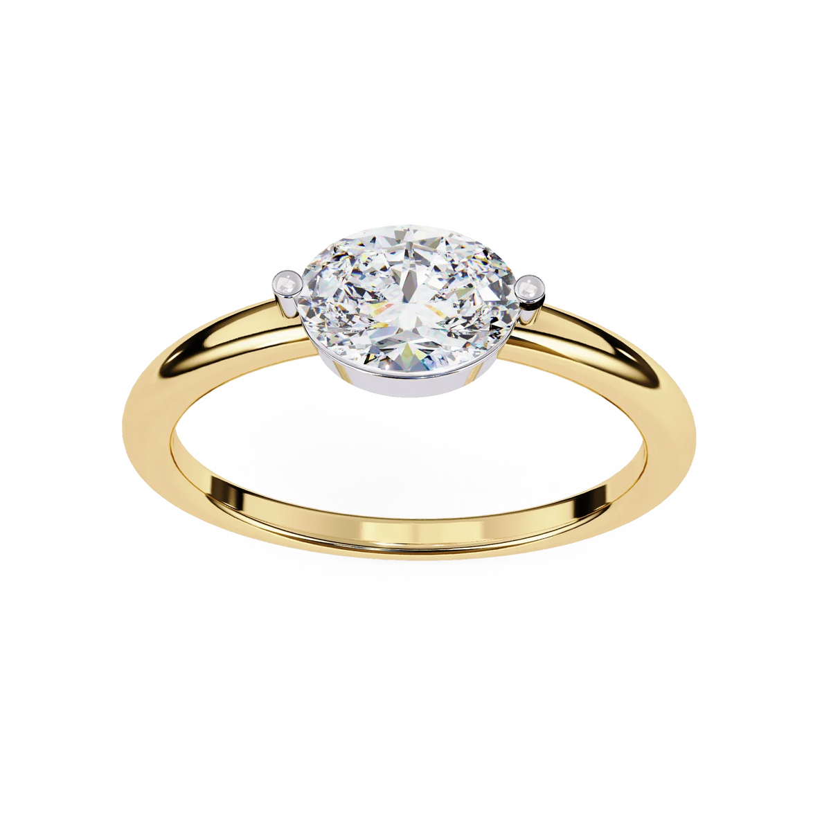 Pure Grace Oval Lab Grown Diamond Ring - Ophiratbf