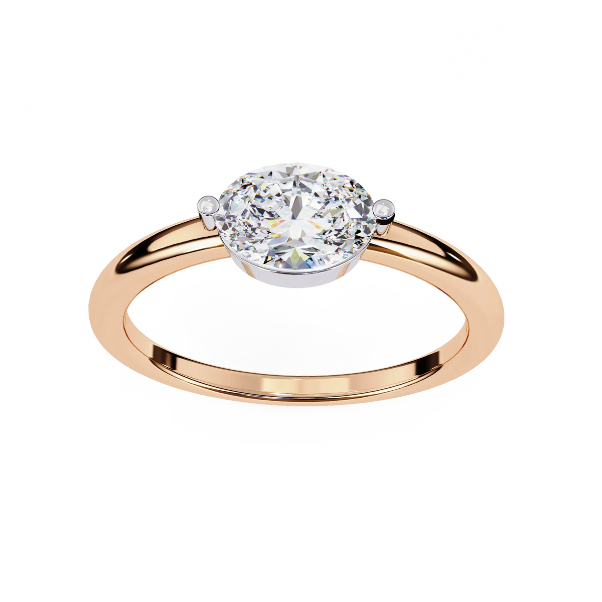 Pure Grace Oval Lab Grown Diamond Ring - Ophiratbf