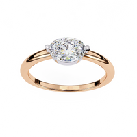 Pure Grace Oval Lab Grown Diamond Ring - Ophiratbf