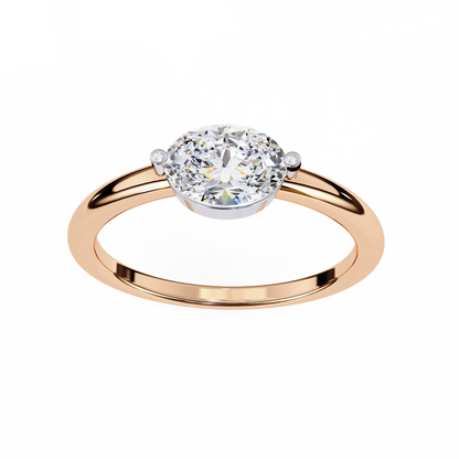 Pure Grace Oval Lab Grown Diamond Ring