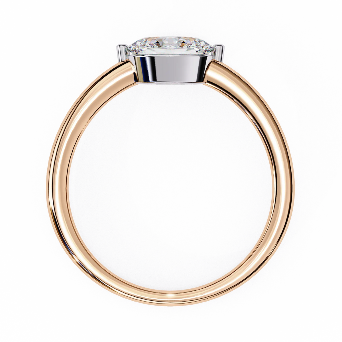 Pure Grace Oval Lab Grown Diamond Ring - Ophiratbf