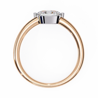 Pure Grace Oval Lab Grown Diamond Ring - Ophiratbf