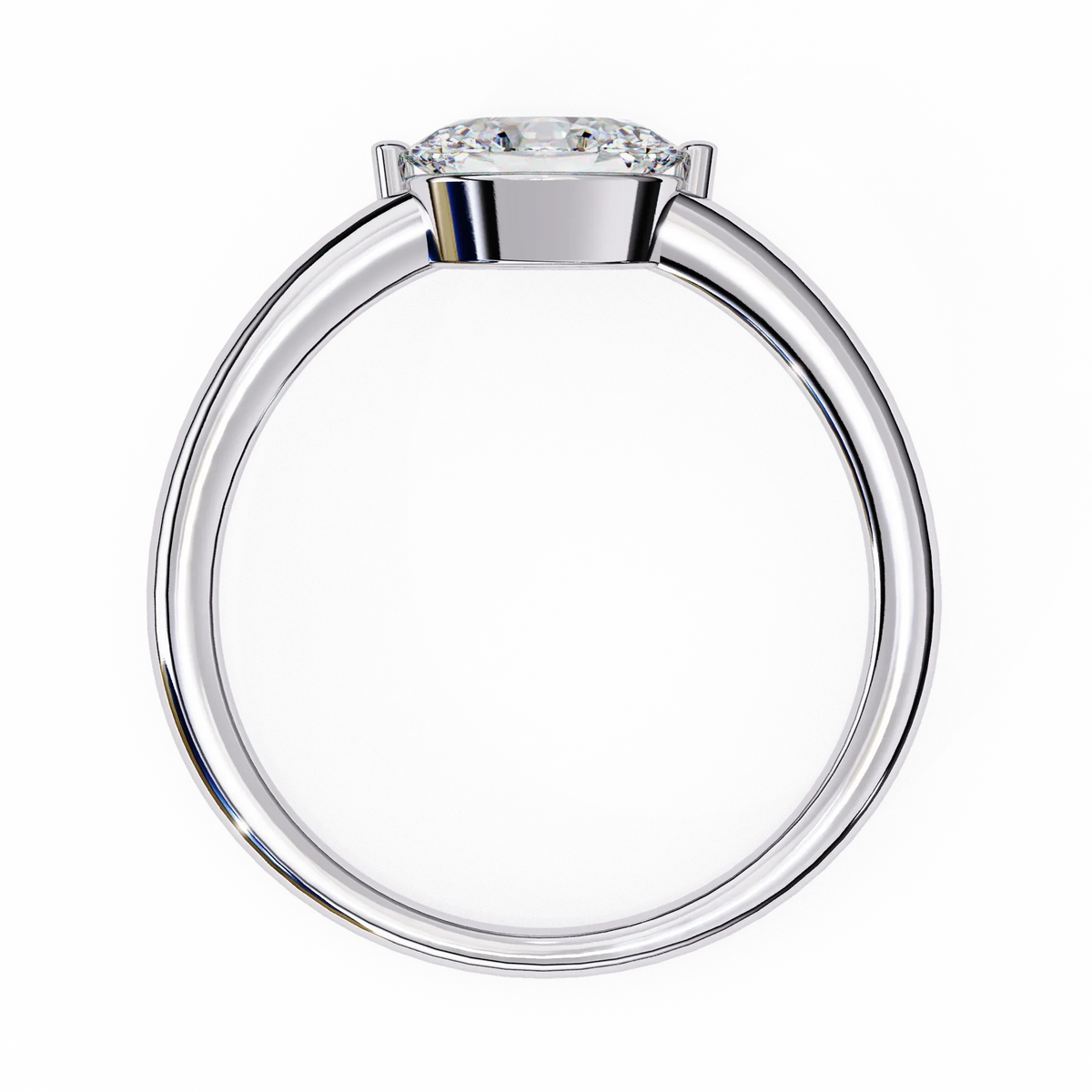 Pure Grace Oval Lab Grown Diamond Ring - Ophiratbf