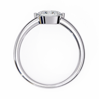 Pure Grace Oval Lab Grown Diamond Ring - Ophiratbf