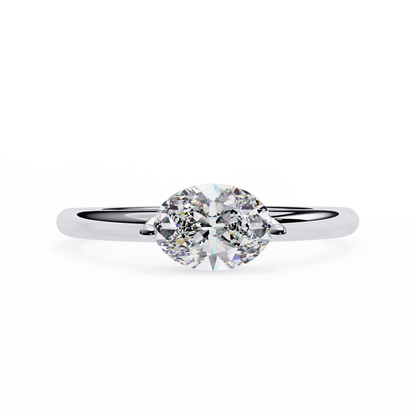 Pure Grace Oval Lab Grown Diamond Ring