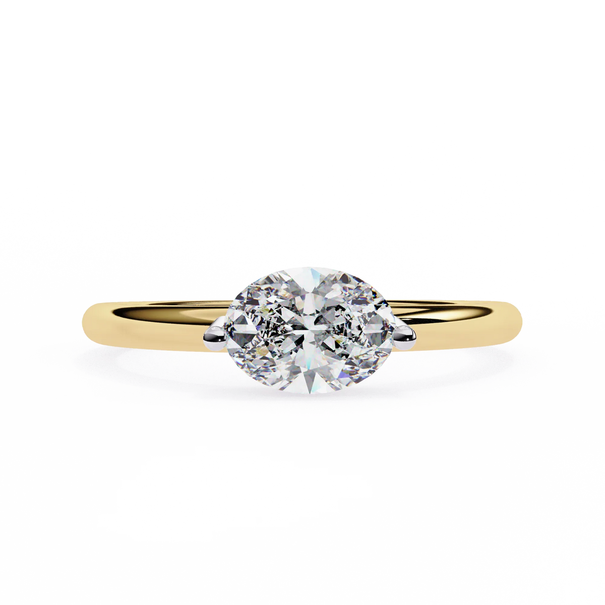Pure Grace Oval Lab Grown Diamond Ring - Ophiratbf