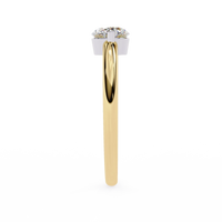 Pure Grace Oval Lab Grown Diamond Ring - Ophiratbf