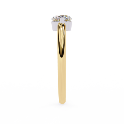 Pure Grace Oval Lab Grown Diamond Ring