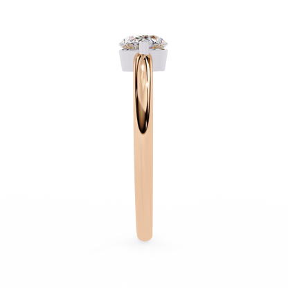 Pure Grace Oval Lab Grown Diamond Ring