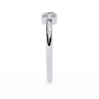 Pure Grace Oval Lab Grown Diamond Ring - Ophiratbf