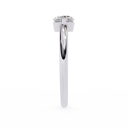 Pure Grace Oval Lab Grown Diamond Ring