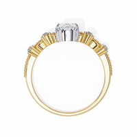 Regal Tiara Pear Lab Grown Diamond Ring - Ophiratbf