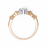 Regal Tiara Pear Lab Grown Diamond Ring - Ophiratbf