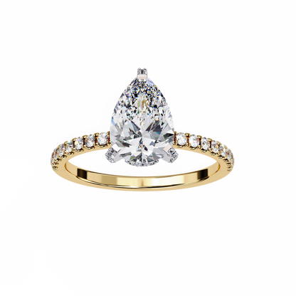 Eternal Drop Pear Lab Grown Diamond Ring