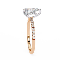 Eternal Drop Pear Lab Grown Diamond Ring - Ophiratbf