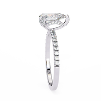 Eternal Drop Pear Lab Grown Diamond Ring - Ophiratbf