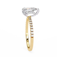Eternal Drop Pear Lab Grown Diamond Ring - Ophiratbf