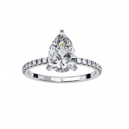 Eternal Drop Pear Lab Grown Diamond Ring