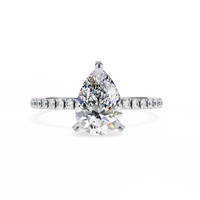 Eternal Drop Pear Lab Grown Diamond Ring - Ophiratbf