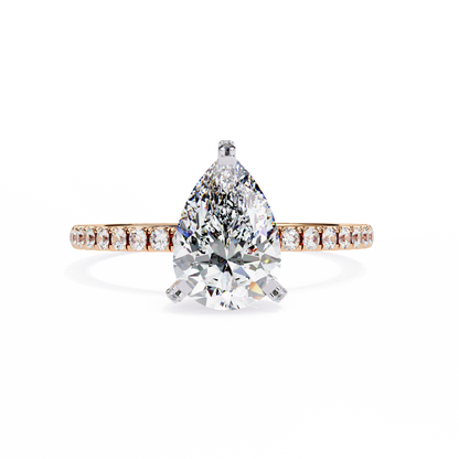 Eternal Drop Pear Lab Grown Diamond Ring