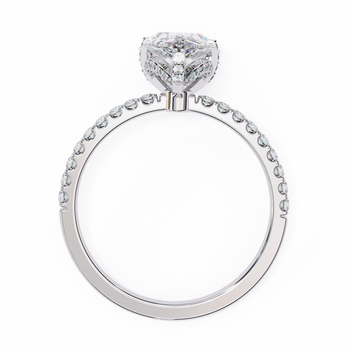 Eternal Drop Pear Lab Grown Diamond Ring - Ophiratbf