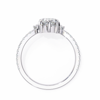 Fleur Radiance Pear Lab Grown Diamond Ring - Ophiratbf