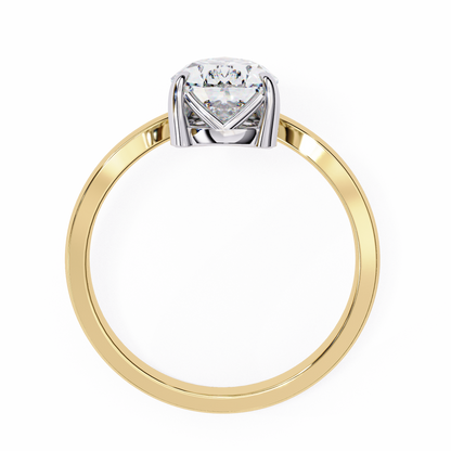 Aurora Grace Pear Lab Grown Diamond Ring