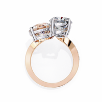 Aurora Duo Lab Grown Diamond Bypass Ring - Ophiratbf