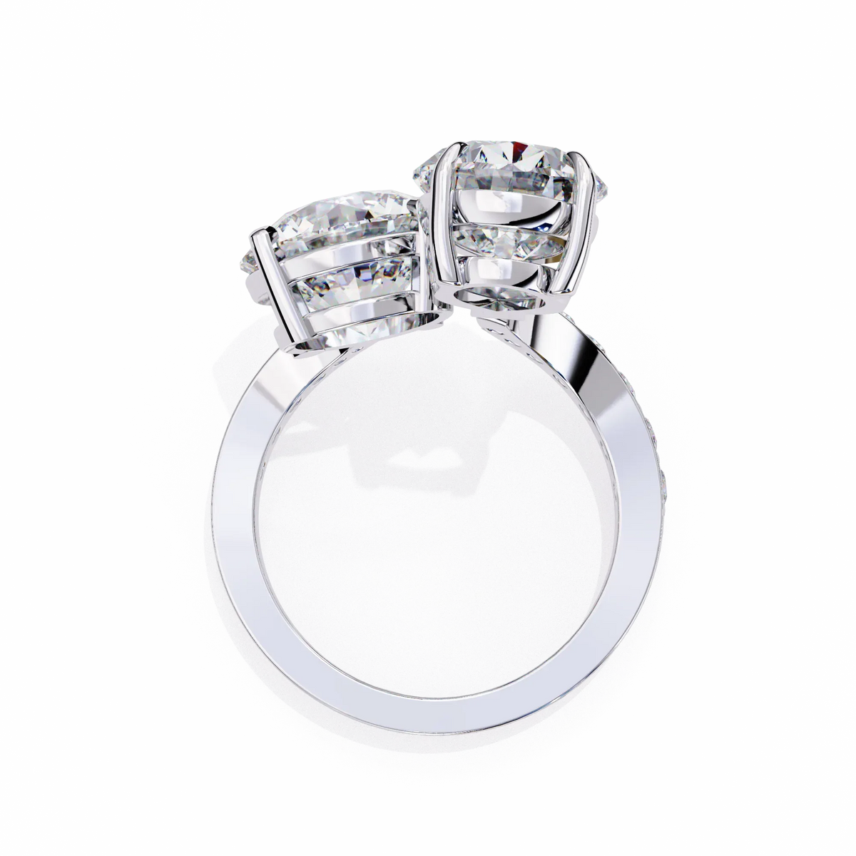 Aurora Duo Lab Grown Diamond Bypass Ring - Ophiratbf