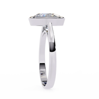 Modern Embrace Oval Lab Grown Diamond Ring - Ophiratbf