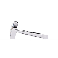Modern Embrace Oval Lab Grown Diamond Ring - Ophiratbf