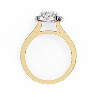 Grandeur Halo Oval Lab Grown Diamond Ring - Ophiratbf
