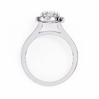 Grandeur Halo Oval Lab Grown Diamond Ring - Ophiratbf