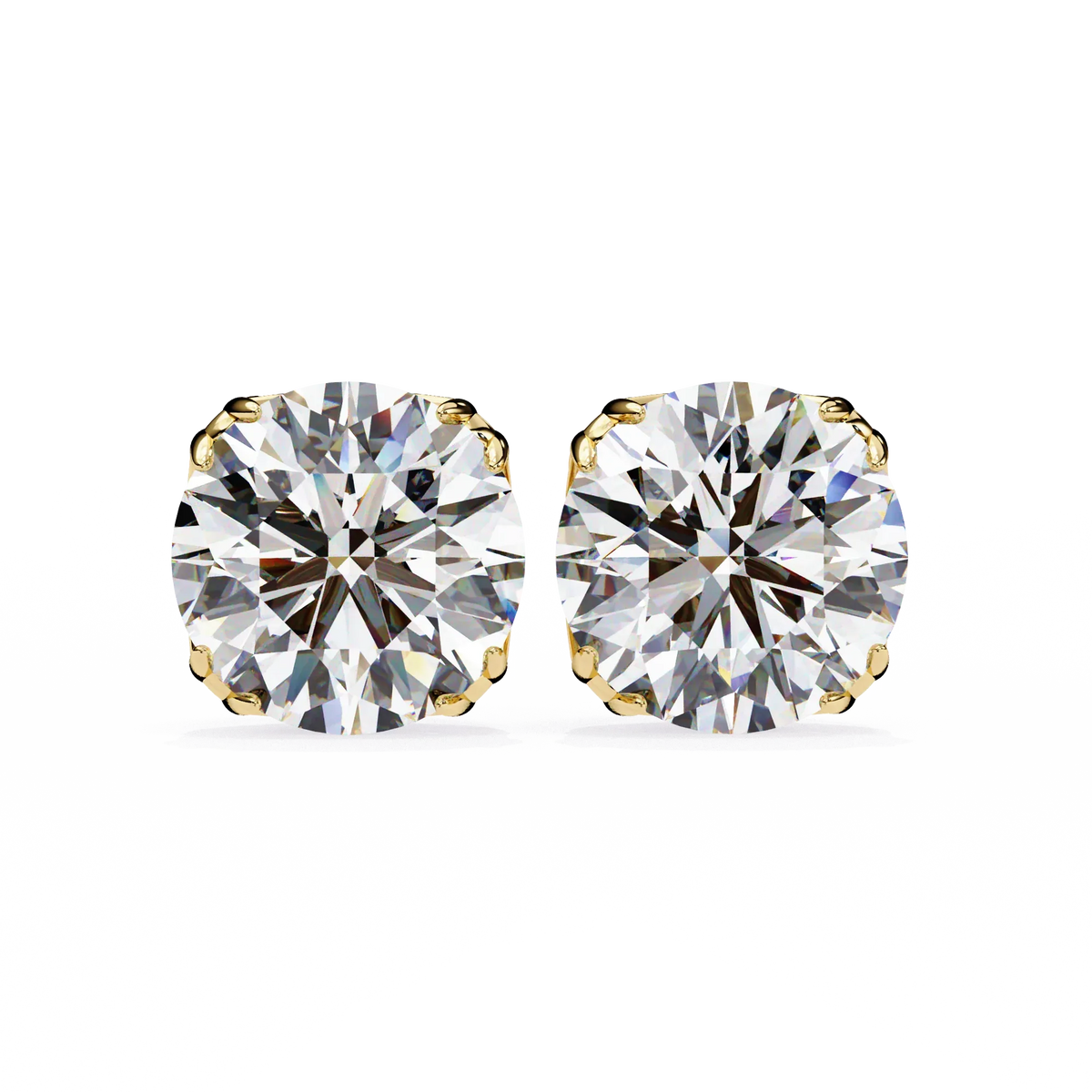 Solstice Six Prong Lab Grown Diamond Studs - Ophiratbf
