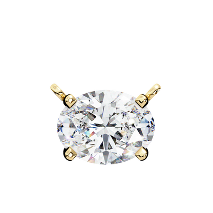 Elowen Oval Lab-Grown Diamond Necklace