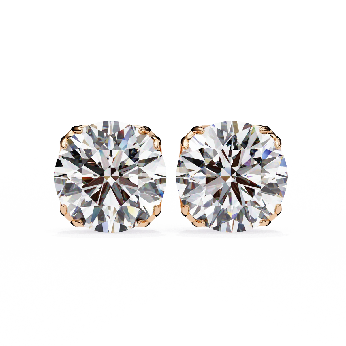 Solstice Six Prong Lab Grown Diamond Studs - Ophiratbf