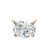 Elowen Oval Lab-Grown Diamond Necklace - Ophiratbf