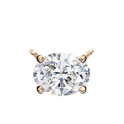 Elowen Oval Lab-Grown Diamond Necklace