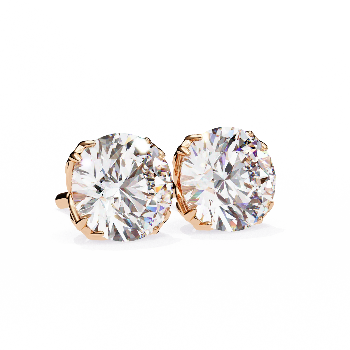 Solstice Six Prong Lab Grown Diamond Studs - Ophiratbf