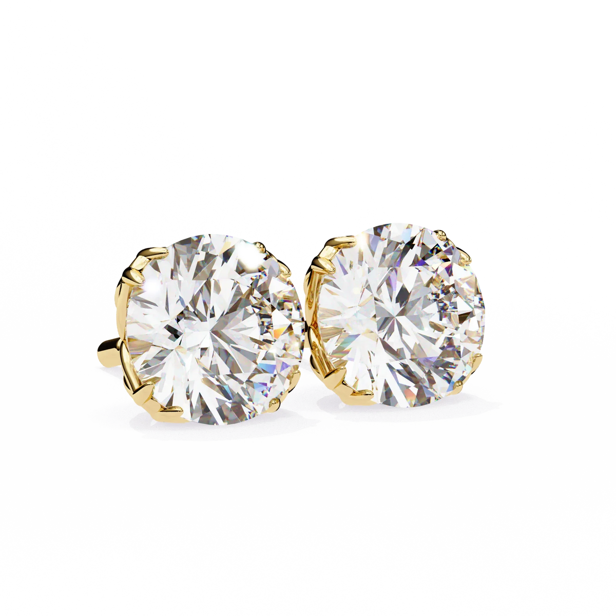 Solstice Six Prong Lab Grown Diamond Studs - Ophiratbf
