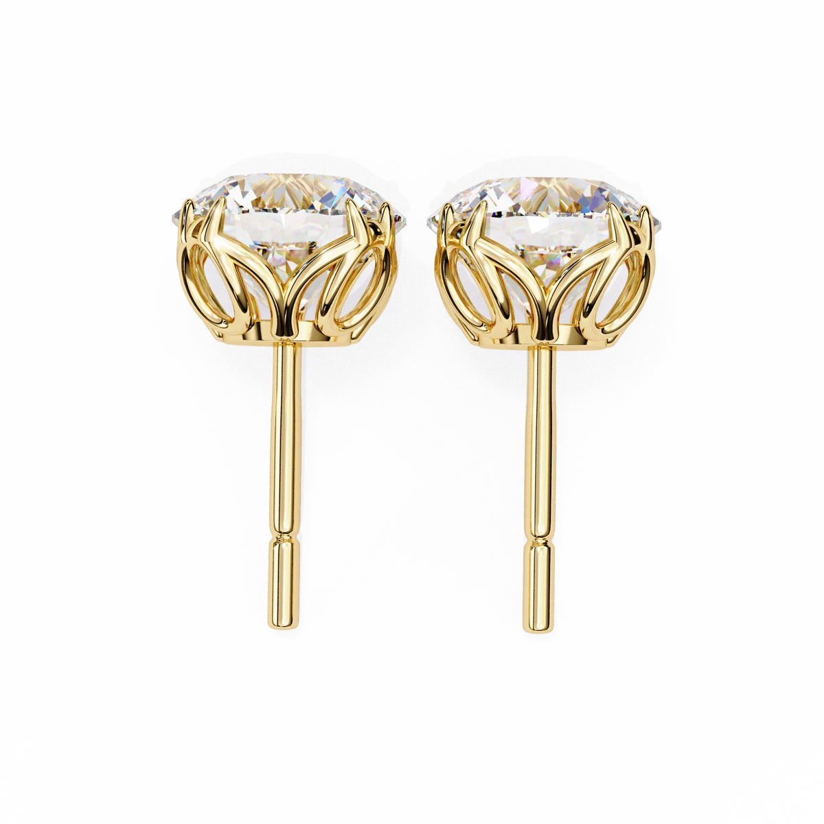 Solstice Six Prong Lab Grown Diamond Studs - Ophiratbf