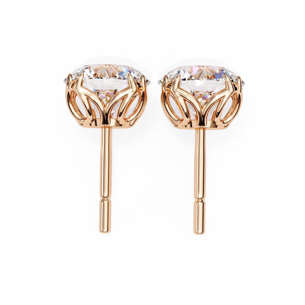 Solstice Six Prong Lab Grown Diamond Studs - Ophiratbf