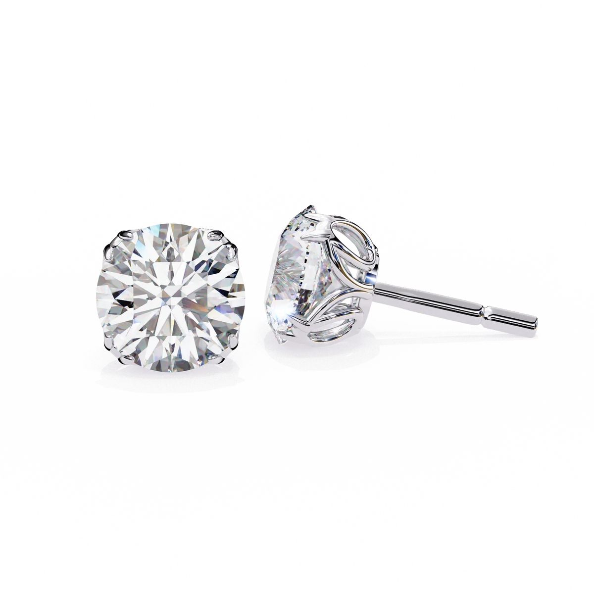Solstice Six Prong Lab Grown Diamond Studs - Ophiratbf