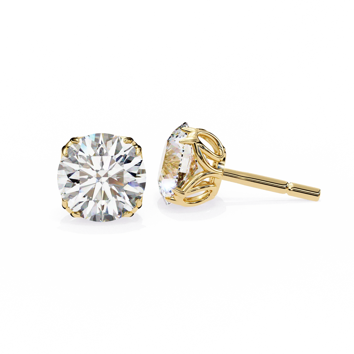 Solstice Six Prong Lab Grown Diamond Studs - Ophiratbf