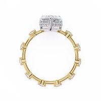 Celestial Crown Pear Lab Grown Diamond Ring - Ophiratbf