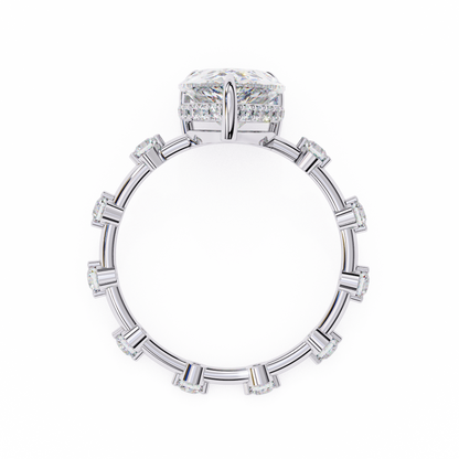 Celestial Crown Pear Lab Grown Diamond Ring