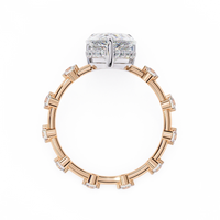 Celestial Crown Pear Lab Grown Diamond Ring - Ophiratbf