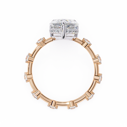 Celestial Crown Pear Lab Grown Diamond Ring